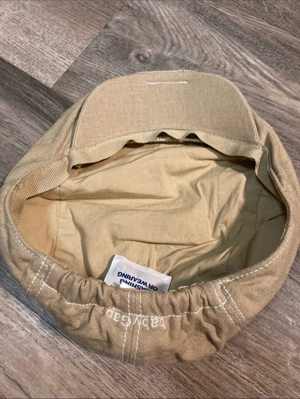 Vintage baby GAP Flat Cap Cotton Linen Blend